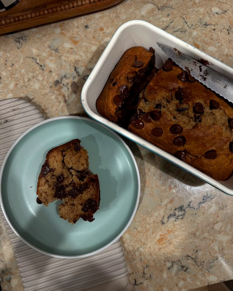 Fluffy Cinnamon Chocolate Banana Bread